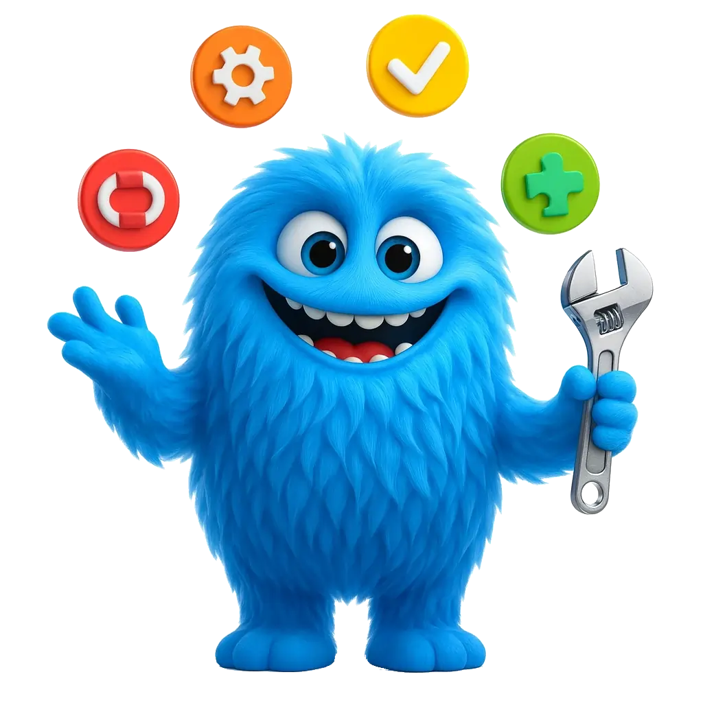 Maskota pokazuje prilagođene usluge